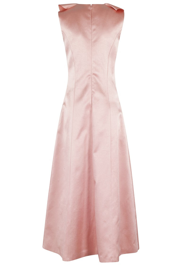 Philosophy Di Lorenzo Serafini Sleeveless Dress In Duchess Fabric