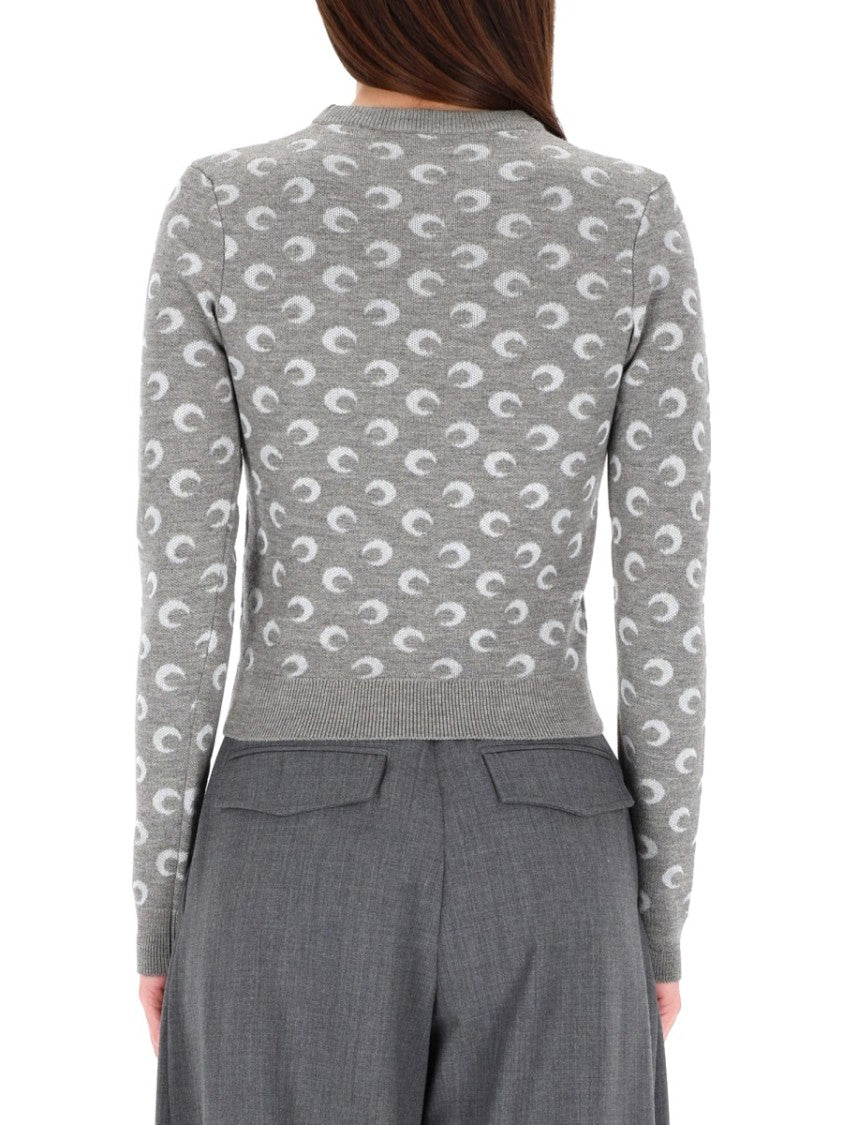 Marine Serre Moon Jacquard Sweater