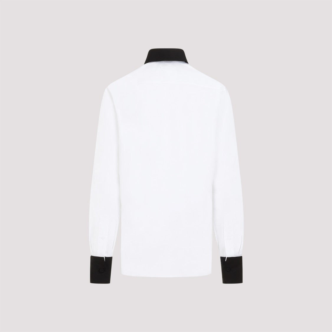 Prada White Black Cotton Shirt