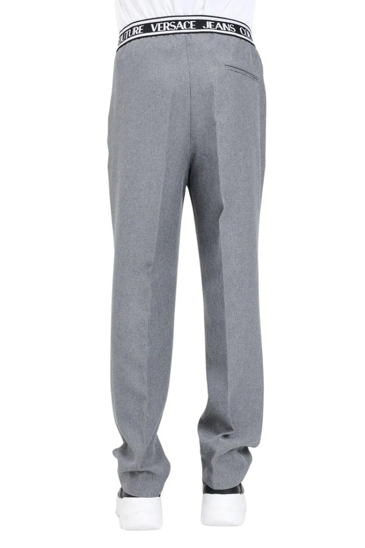 Versace Jeans Couture Polyester Trousers - Grey