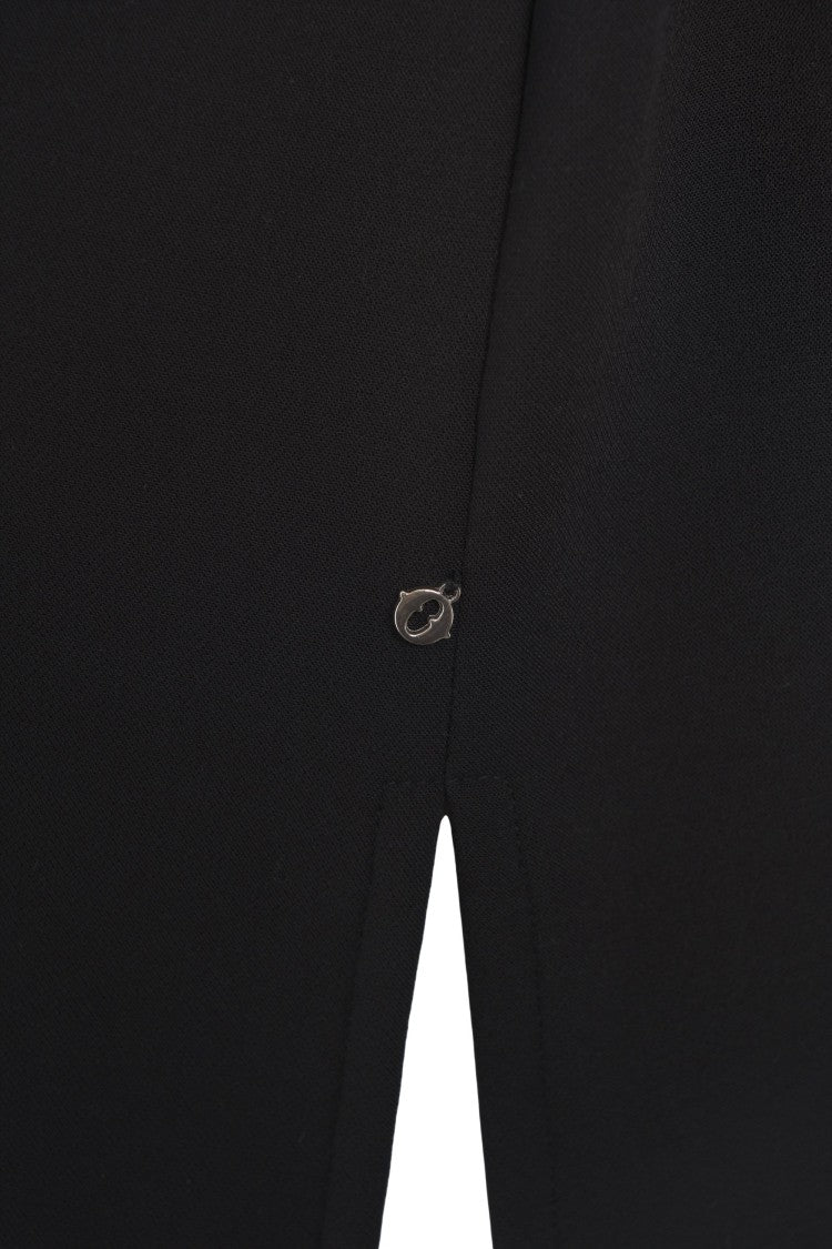 Ottod'ame Relaxed Fit Oversized Blouse With Distinctive Collar