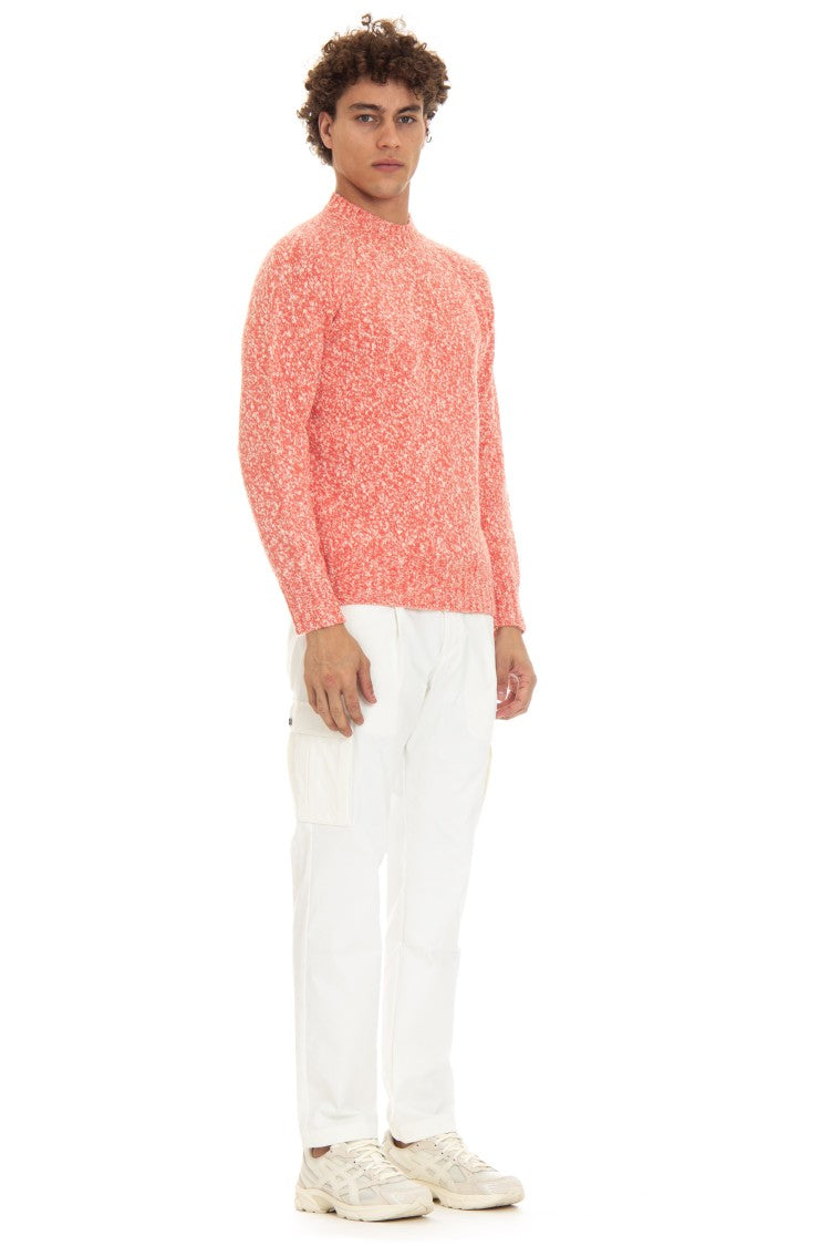 Drumohr Moulinè Wool Crewneck Sweater