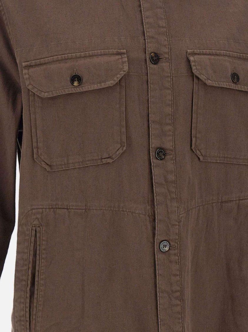 Woolrich Classic Safari Structured Collar Shirt