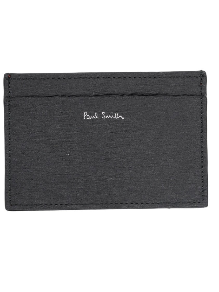 Paul Smith Two-Tone Cow Leather Minimalist Card Holder