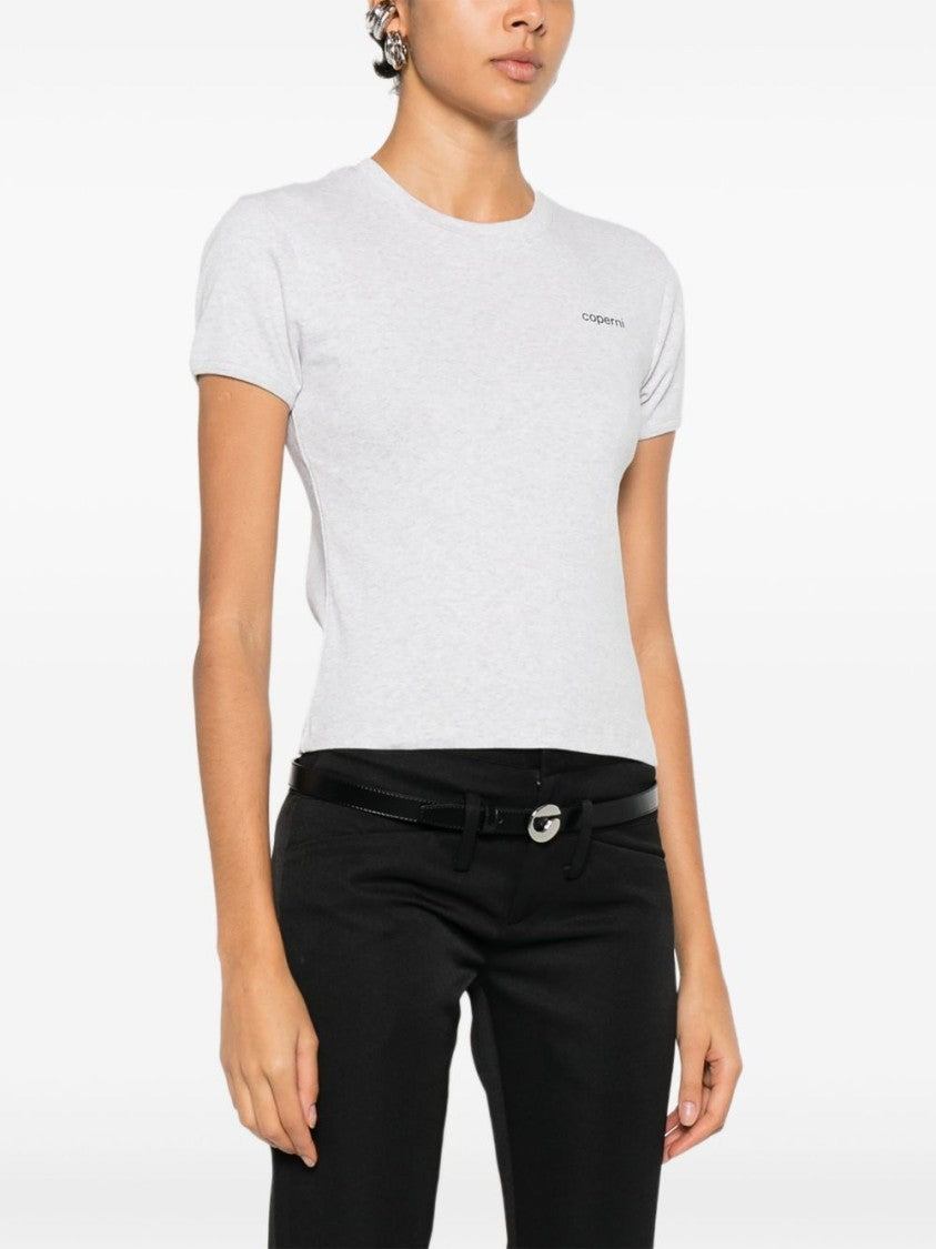 Coperni Short-Sleeved Crew Neck T-Shirt With Subtle Logo Detail