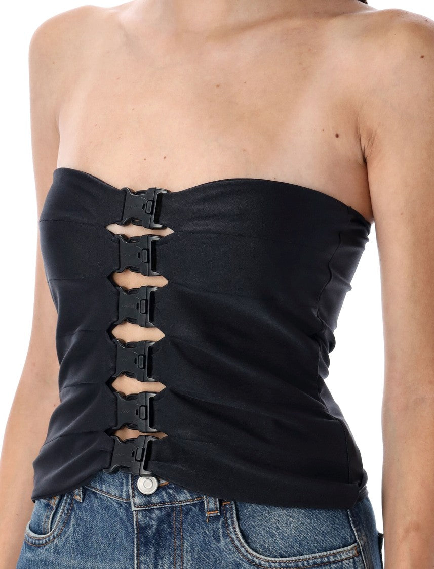 Coperni Multi Buckle Bustier Top