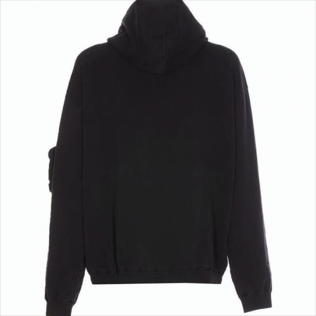 Mm6 By Maison Margiela Relaxed Fit Black Jacket With Front Zipper