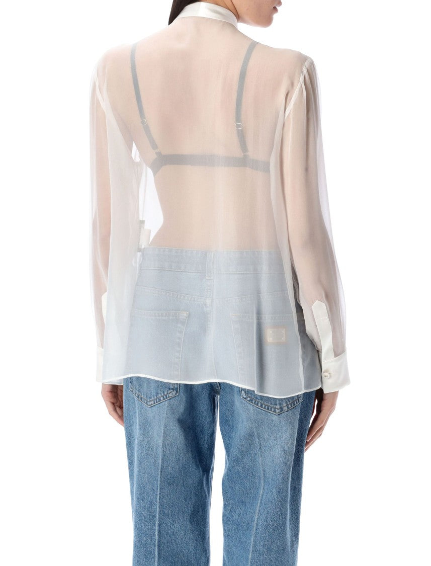 Dolce & Gabbana Delicate Sheer Blouse