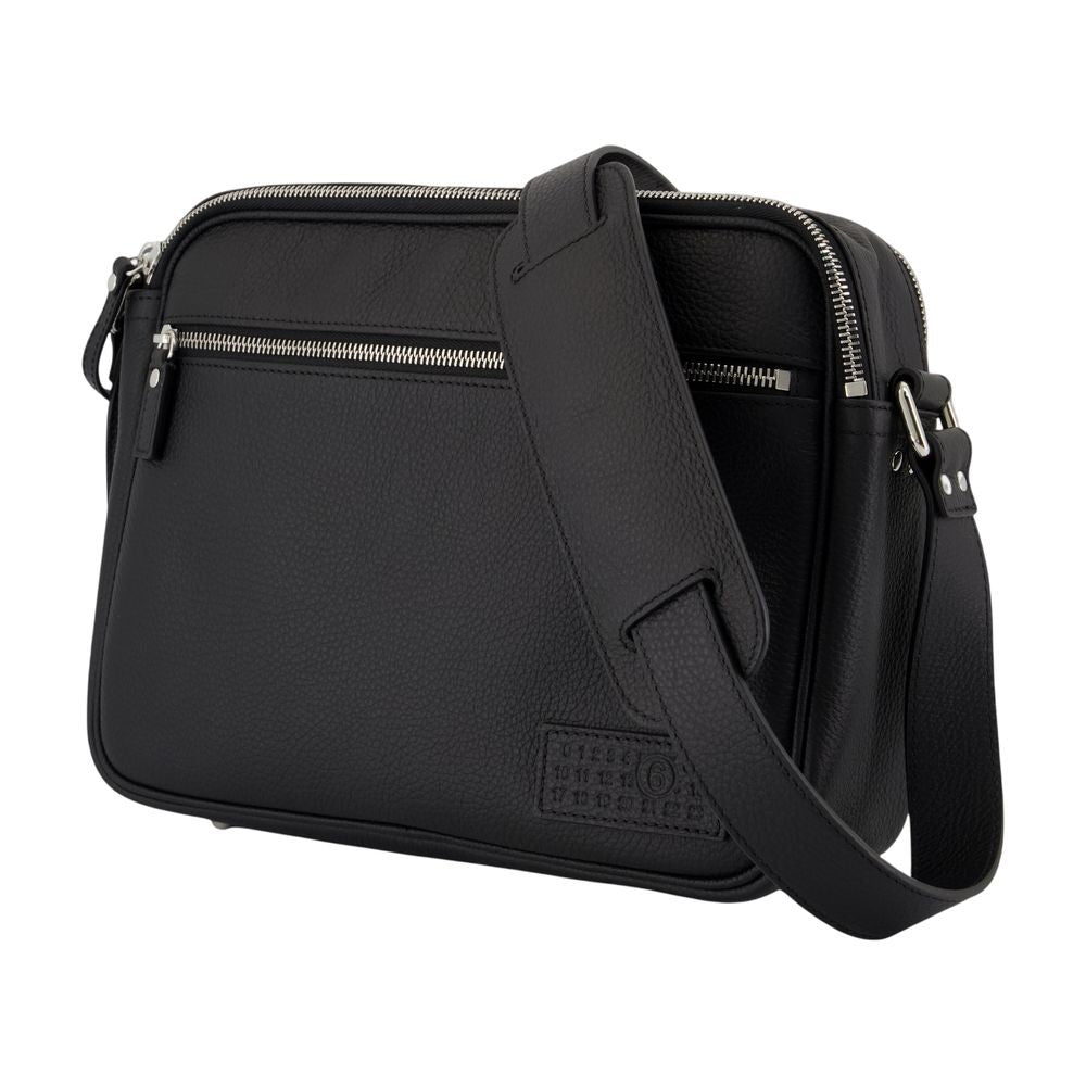 Mm6 By Maison Margiela Crossbody - Leather - Black