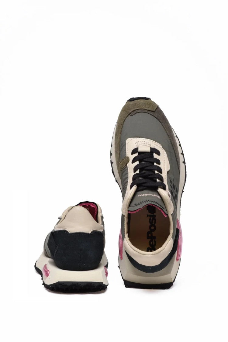 Be Positive Space Race Sneakers - Military Green