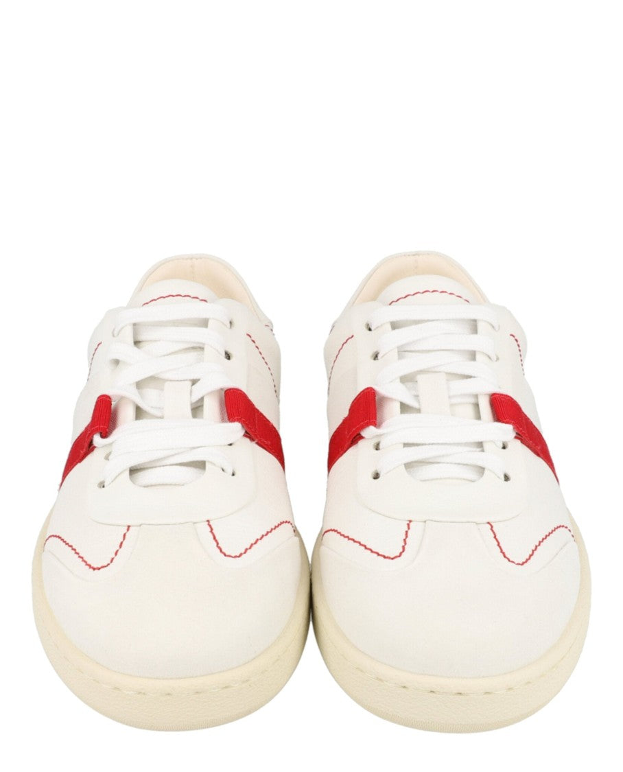 Ferragamo Garda Fresh Suede & Leather Sneakers