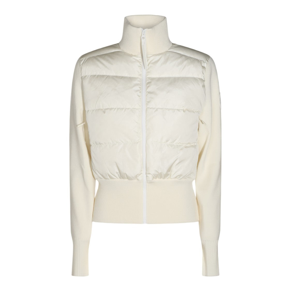 Canada Goose Quilted High Collar Ribbed Puffer Jacket