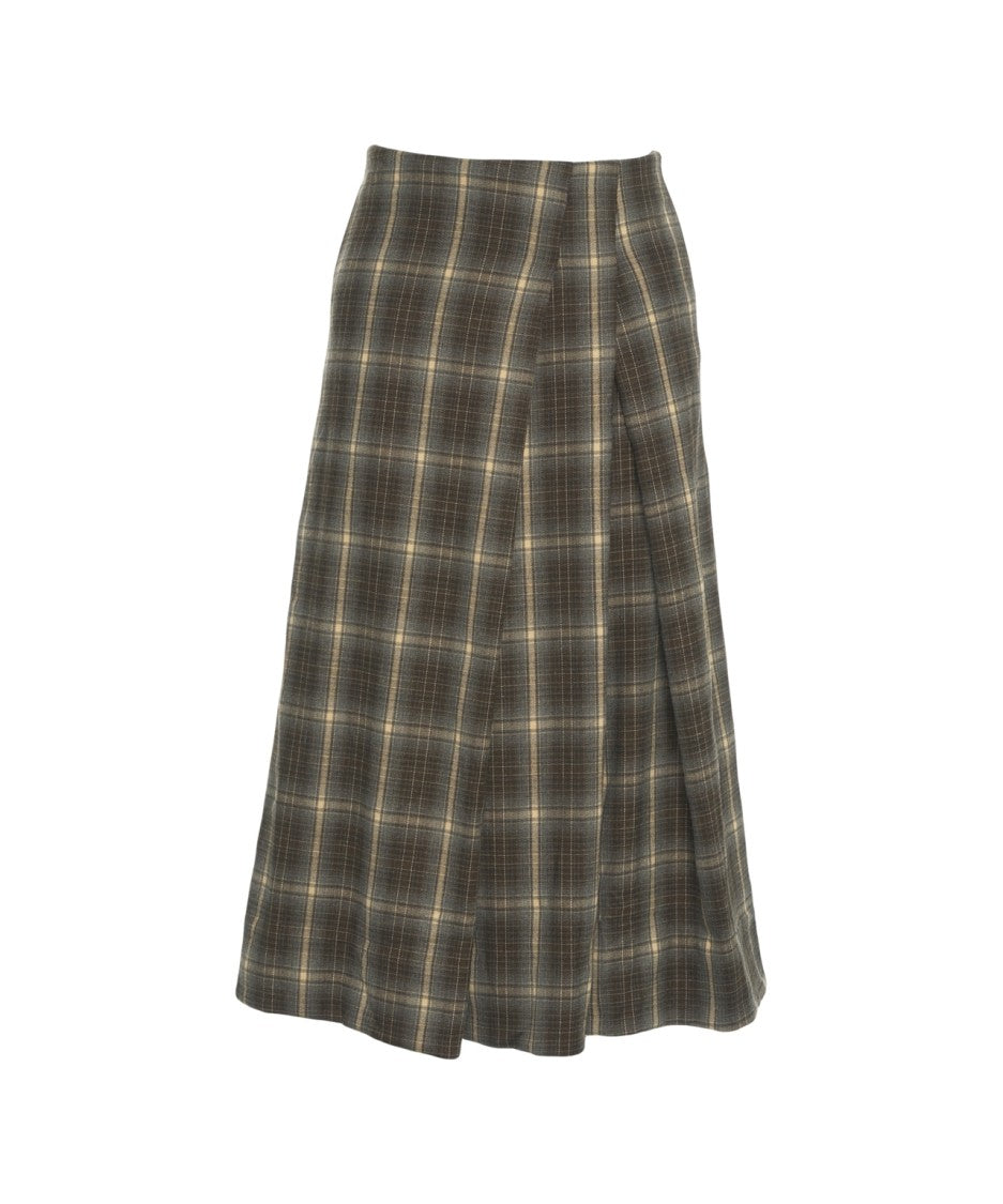 Loveshild 1979 Elaine' Checked Midi Skirt
