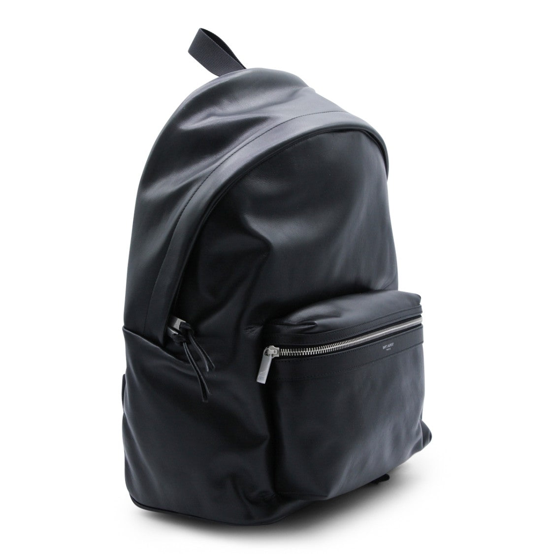 Saint Laurent Black Leather Backpack