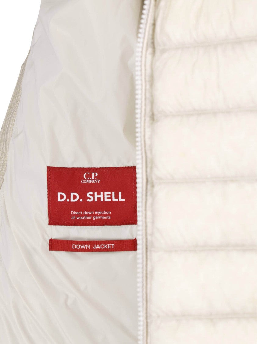 C.P. Company Grey D.D. Shell Goggle Hooded Jacket