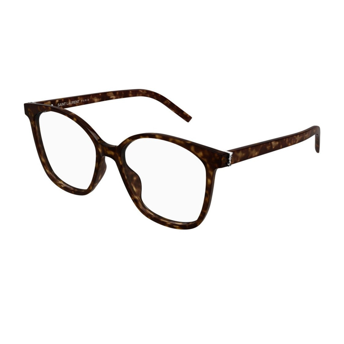 Saint Laurent Havana Sl M162 Monogram Acetate Square Sunglasses