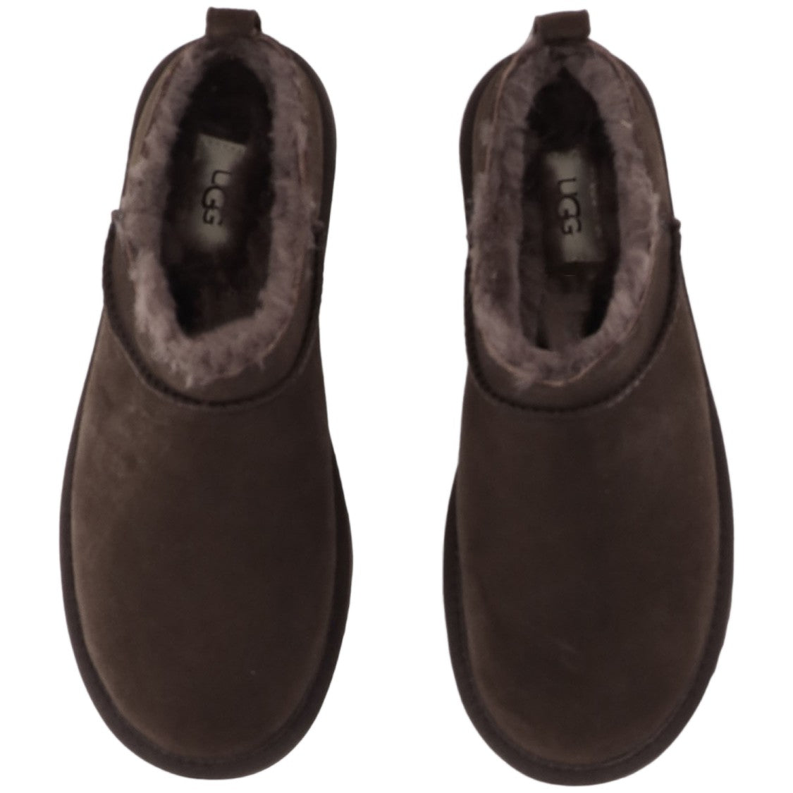 Ugg Dark Brown Classic Micro Sugarcane Eva Suede Boots