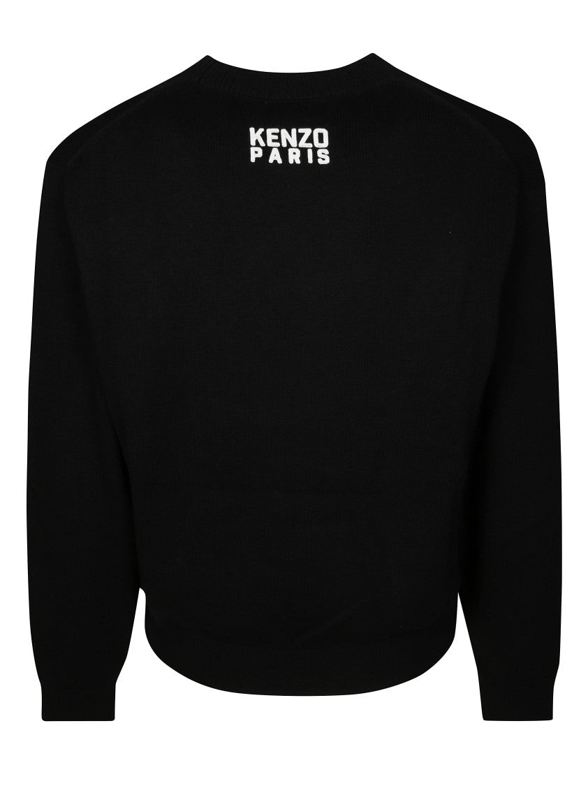 Kenzo Knit Sweater With Bold Tiger Graphic