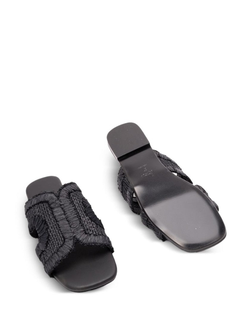 Castaner Philippa Sandals With Woven Fringed Strap