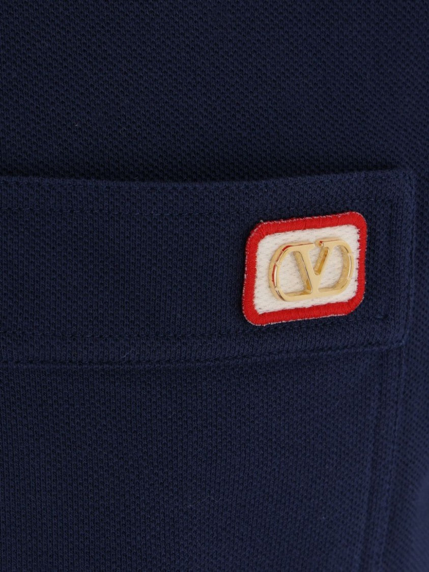 Valentino Cotton Polo Shirt With Logo