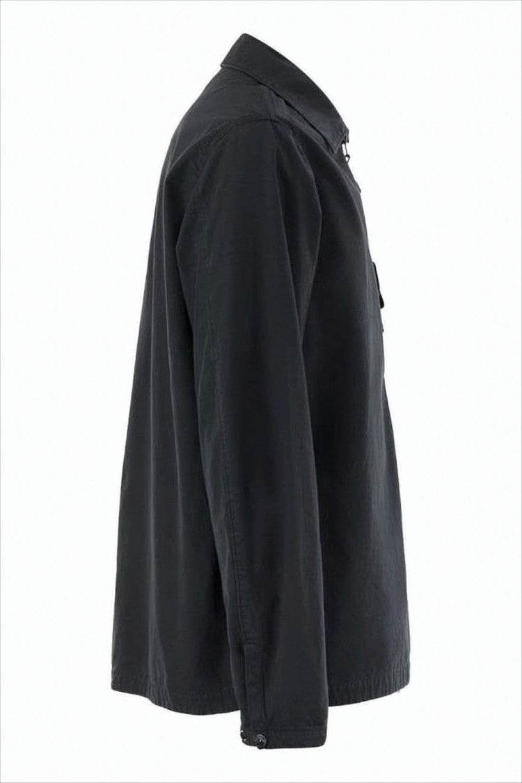 Stone Island Minimalist Black Cotton Stone Island Jacket