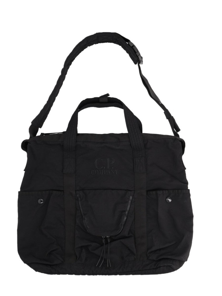 C.P. Company Neutrals Robust Polyamide Rectangular Tote Bag
