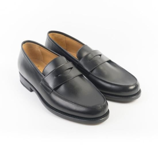 Paraboot Smooth Polished Calf Leather Loafers