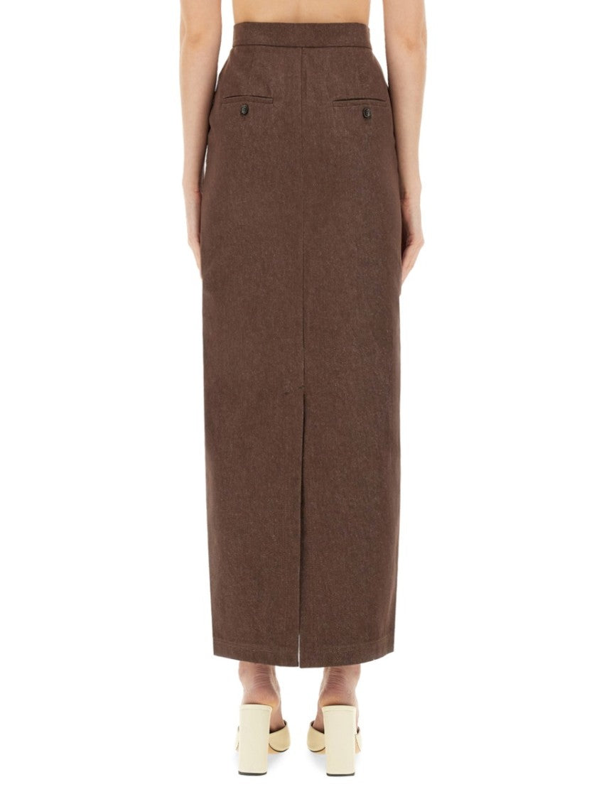 Max Mara "Pianosa" Long Skirt
