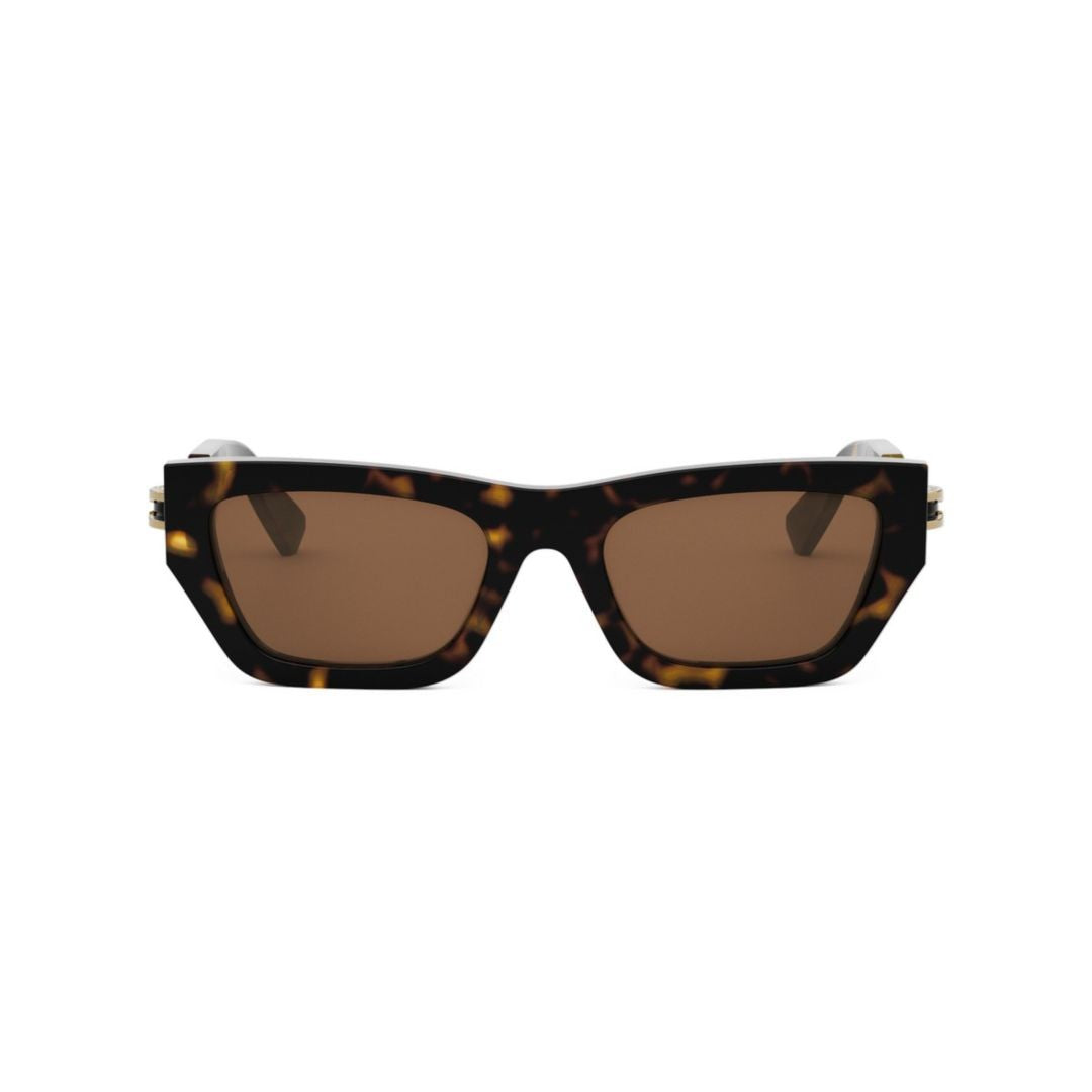 Bulgari Bv40047i Angular Tortoiseshell Sunglasses