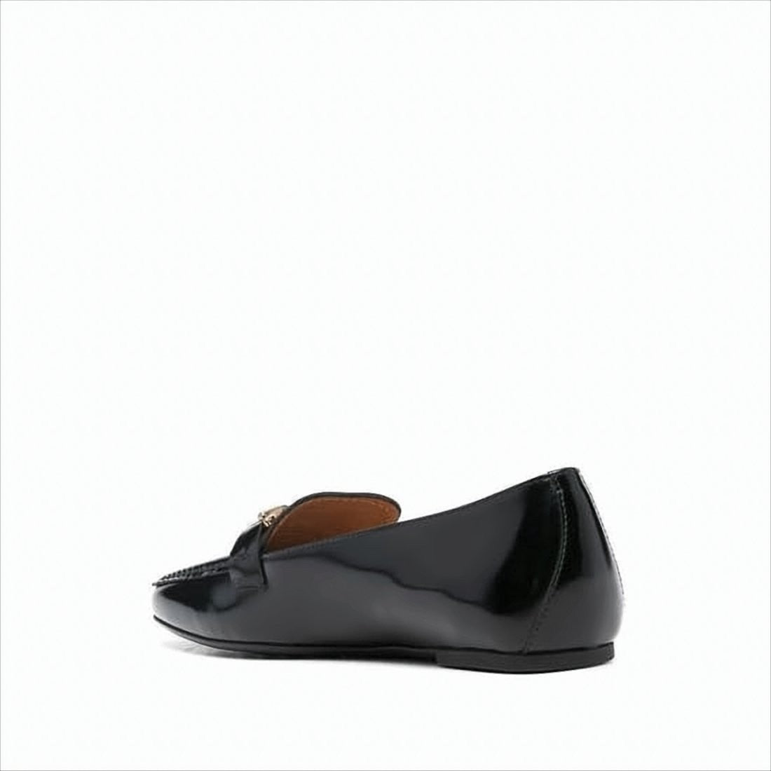 Tod's Smooth Calf Leather Loafer With Polished Finish And Metallic Detailing