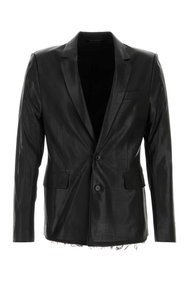 Diesel Black Polyester Blend J-Phoenix Blazer