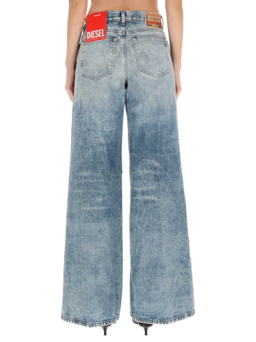 Diesel 1978 D-Akemi Flare Wide-Leg Jeans