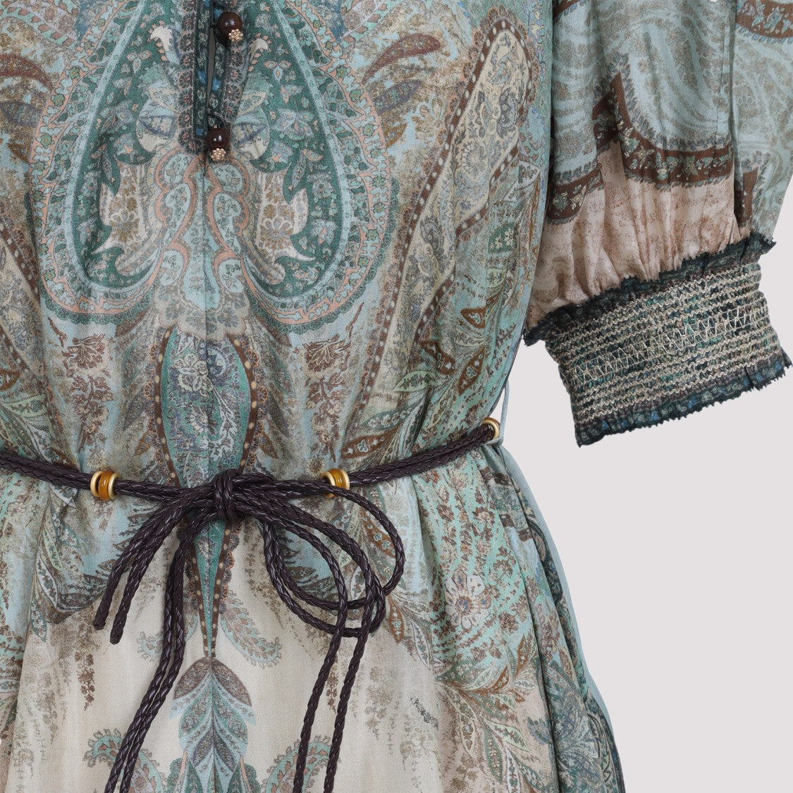 Zimmermann Multicolour Maxi Dress With High Neckline