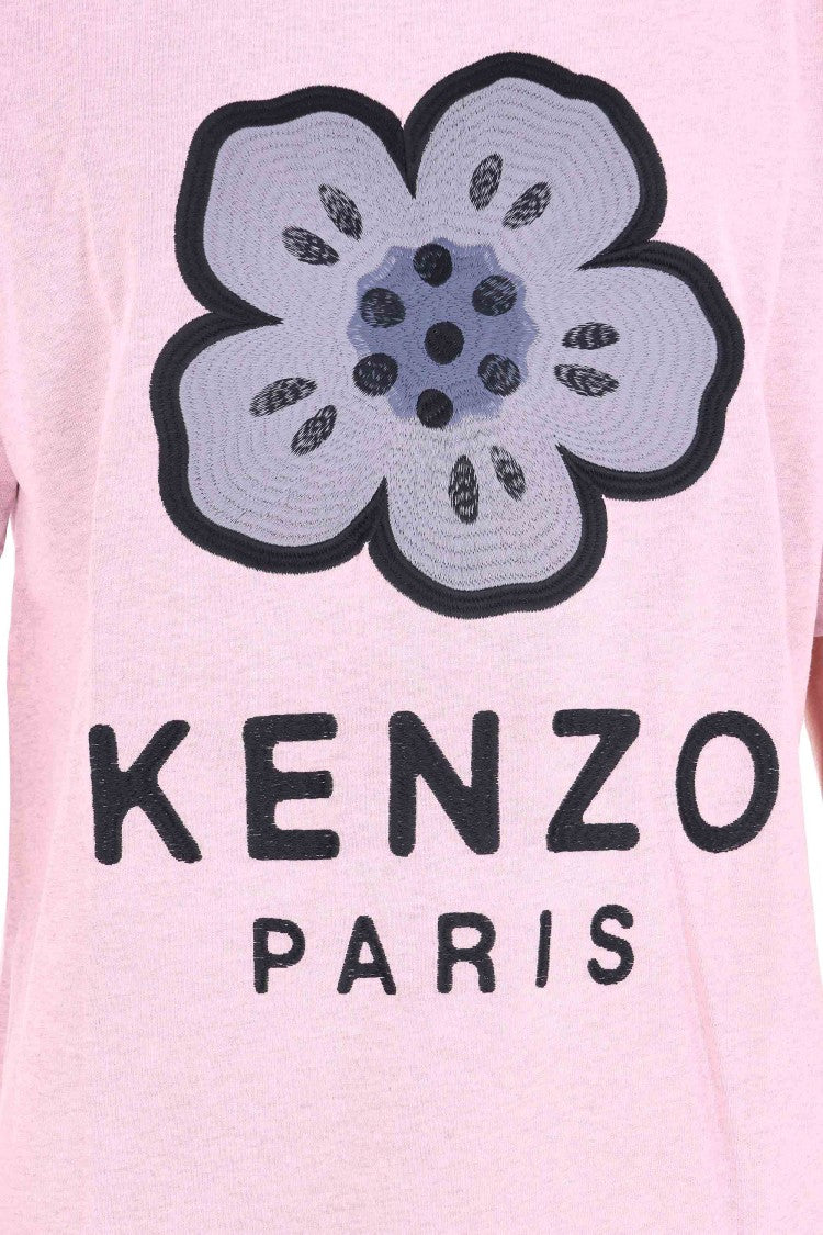 Kenzo Boke Flower Embroidered Cotton T-Shirt