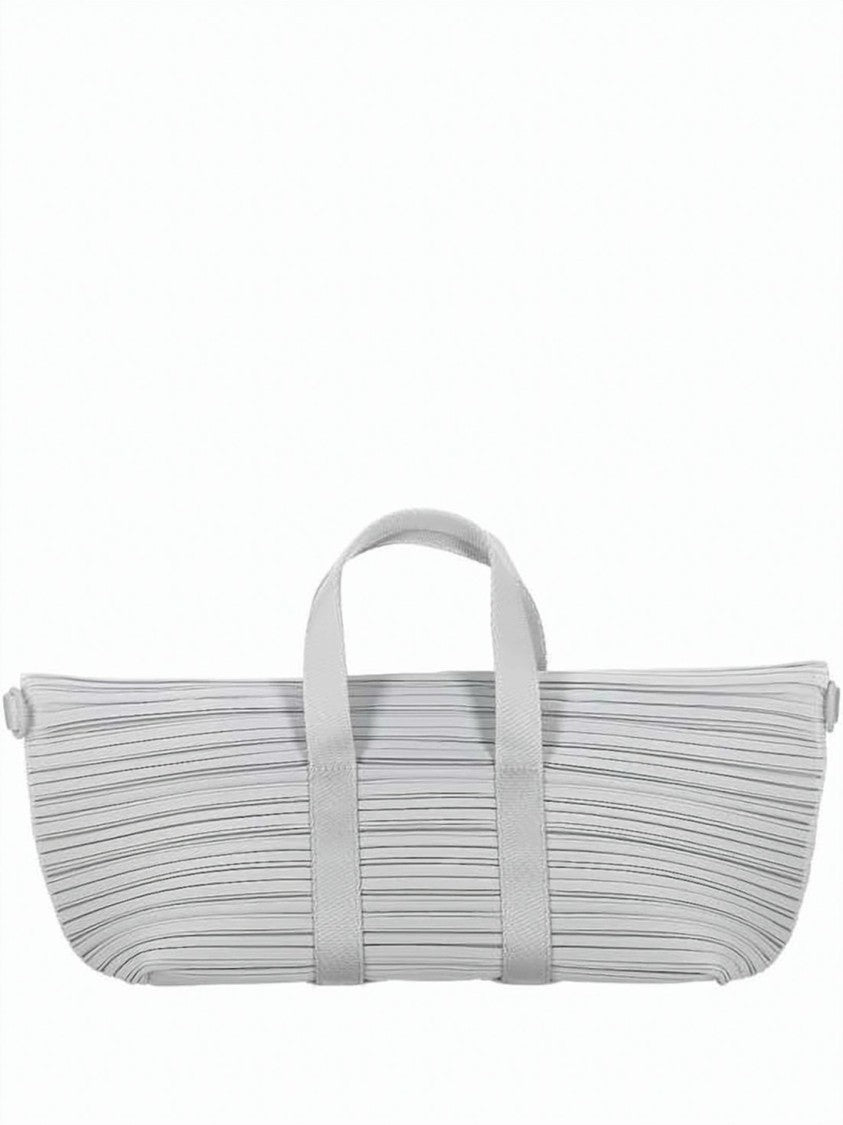 Pleats Please Elegantly Textured Crossbody Bag With Adjustable Shoulder Strap