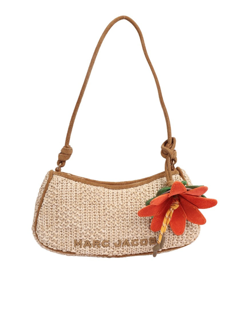 Marc Jacobs Woven Flower Charm Shoulder Bag