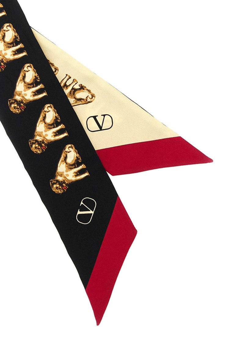 Valentino Garavani Printed Silk Petit Charles Foulard