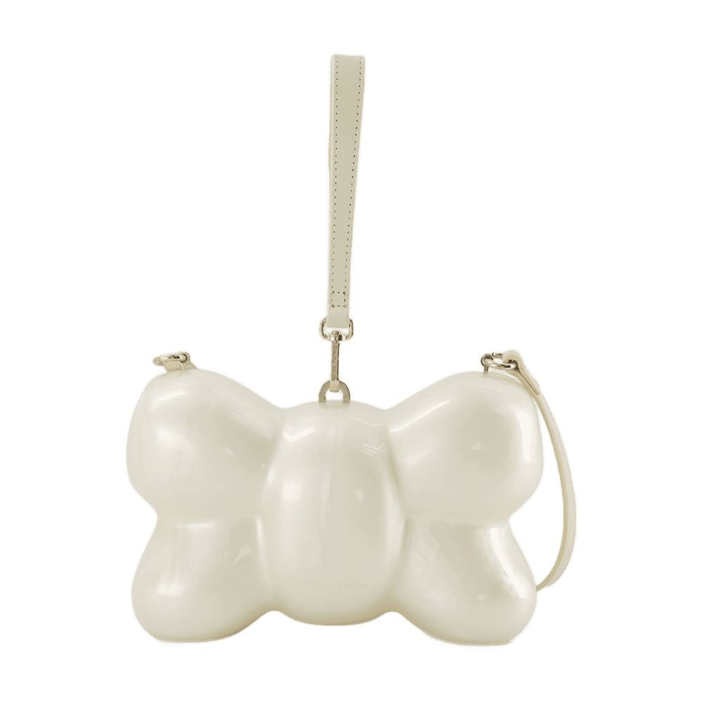 Simone Rocha Bow Bag Crossbody - Leather - Beige
