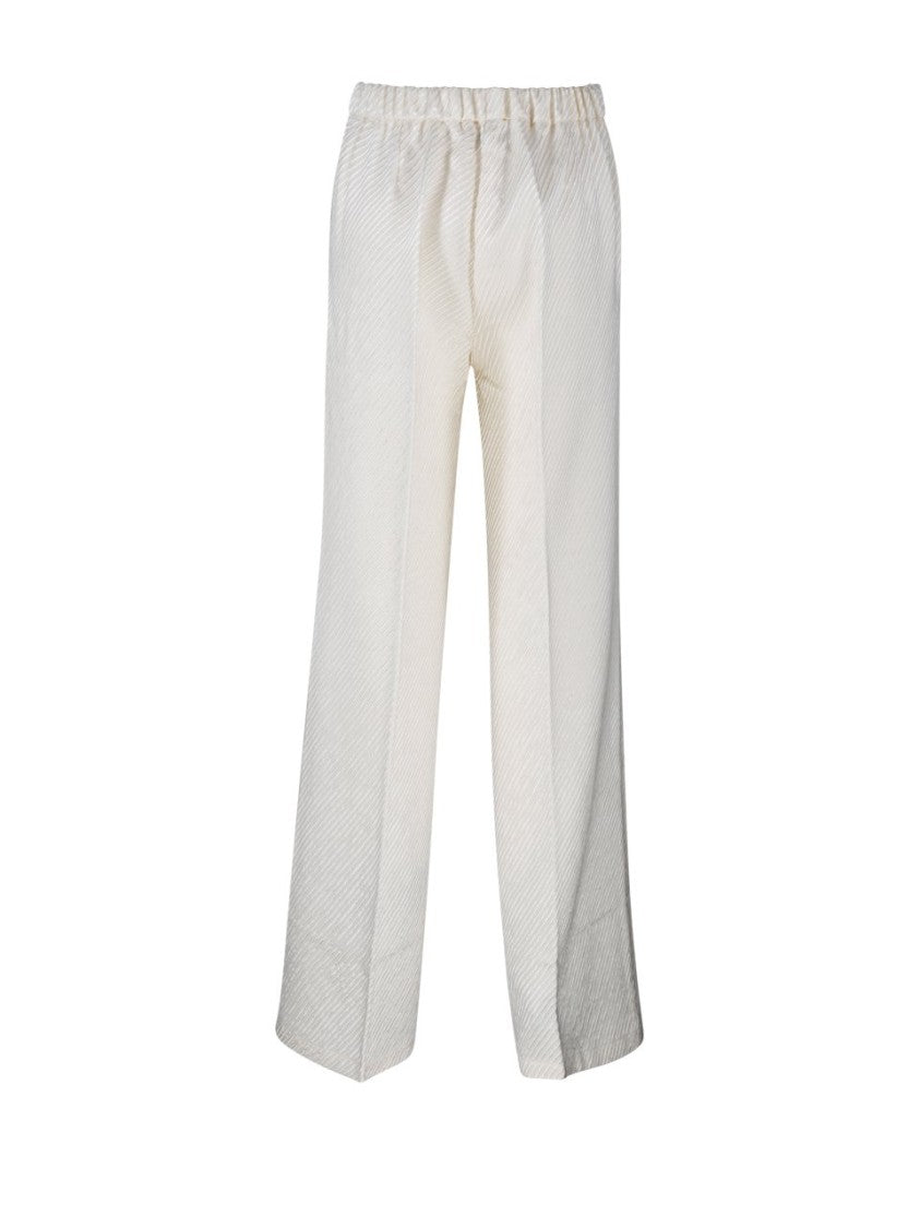 Forte Forte Diagonal Couture Palazzo Pants