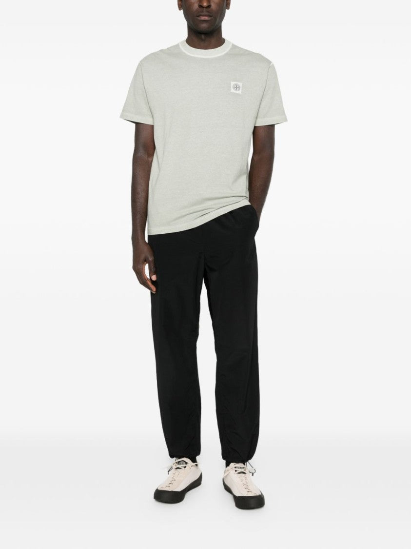Stone Island Relaxed Fit Light Green Crew Neck T-Shirt
