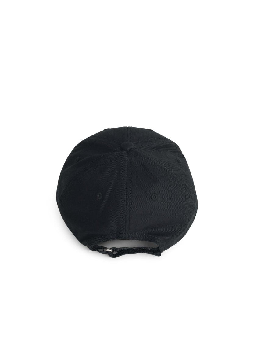 Moncler Black Cotton Cap