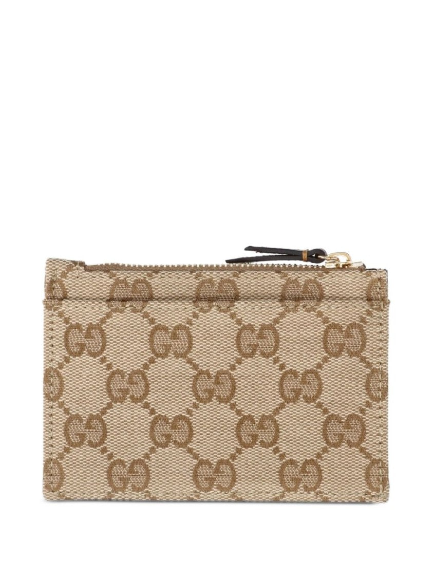 Gucci Rectangular Monogram Canvas Keyring Bag