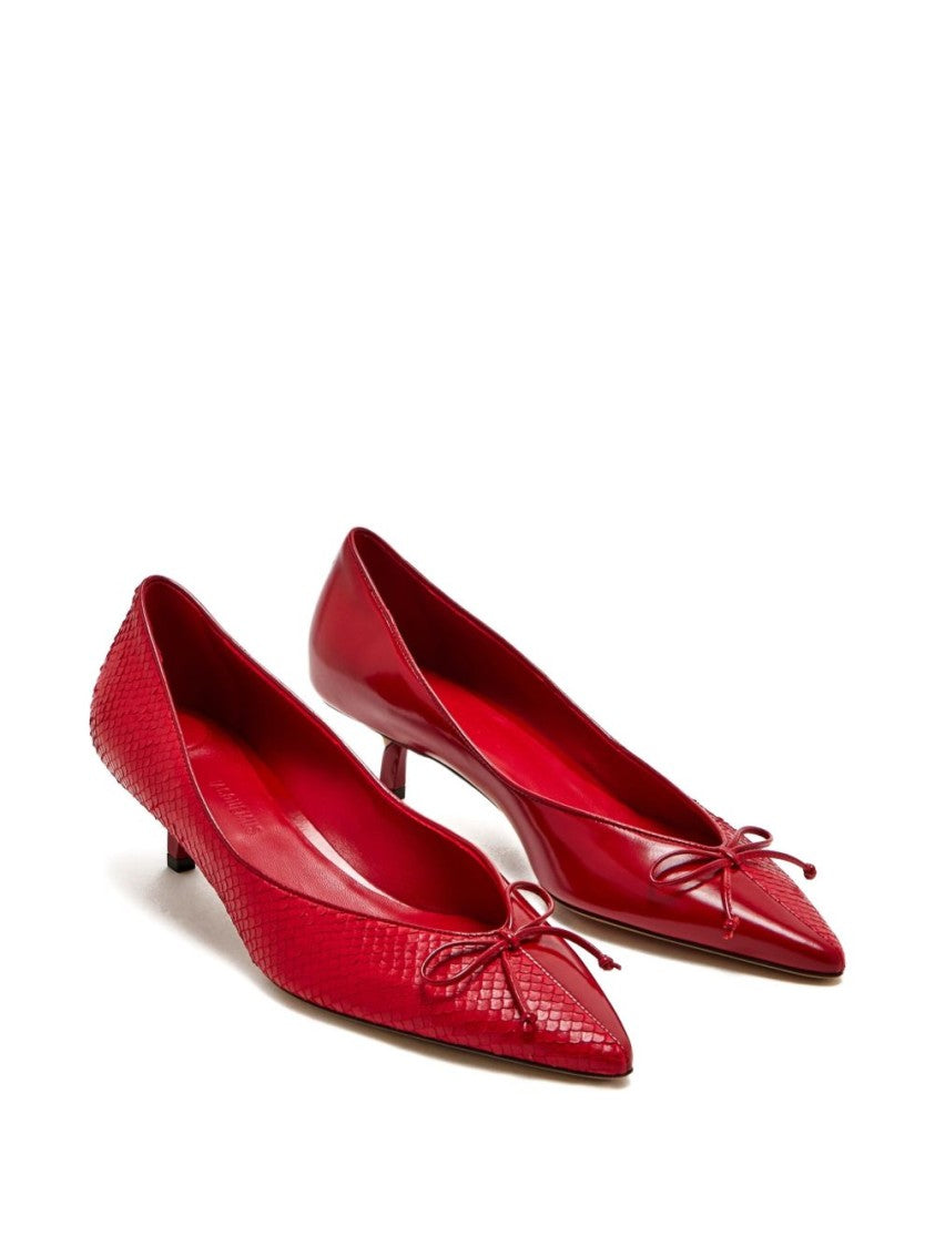 Jacquemus Red Mid-Heel Shoes