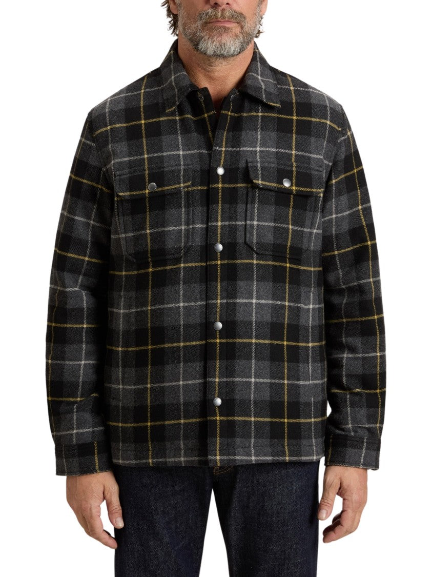 Woolrich Padded Alaskan Check Wool-Blend Shirt-Jacket