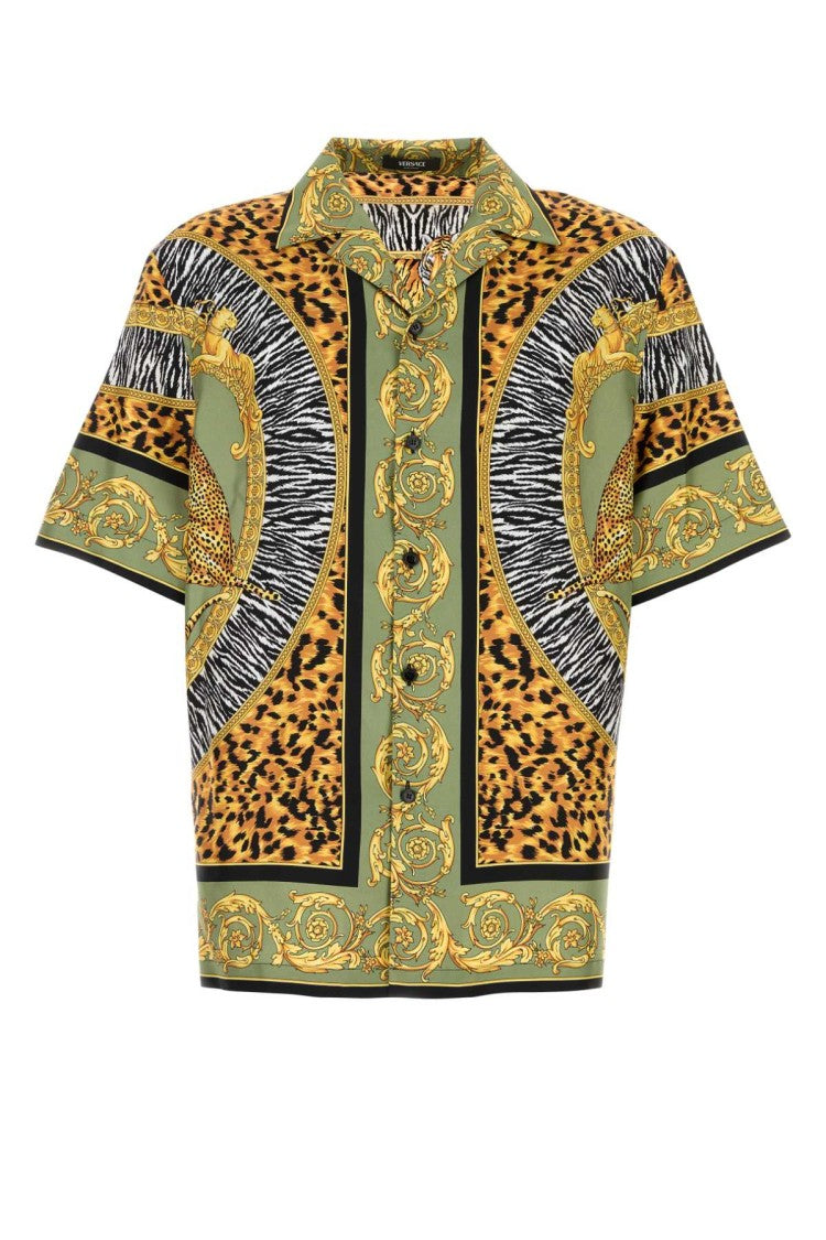 Versace Printed Satin Shirt