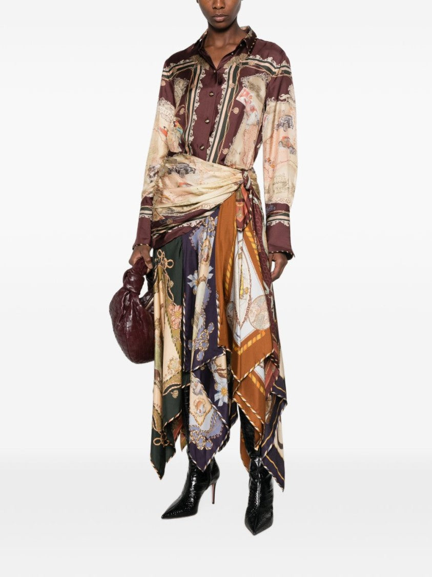 Zimmermann Vintage-Printed Silk Shirt