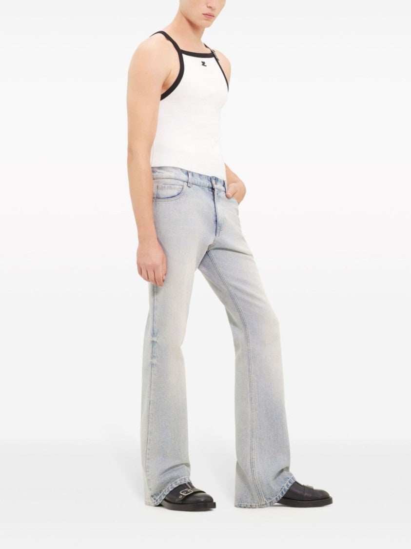 Courrèges Cotton Jersey T-Shirt