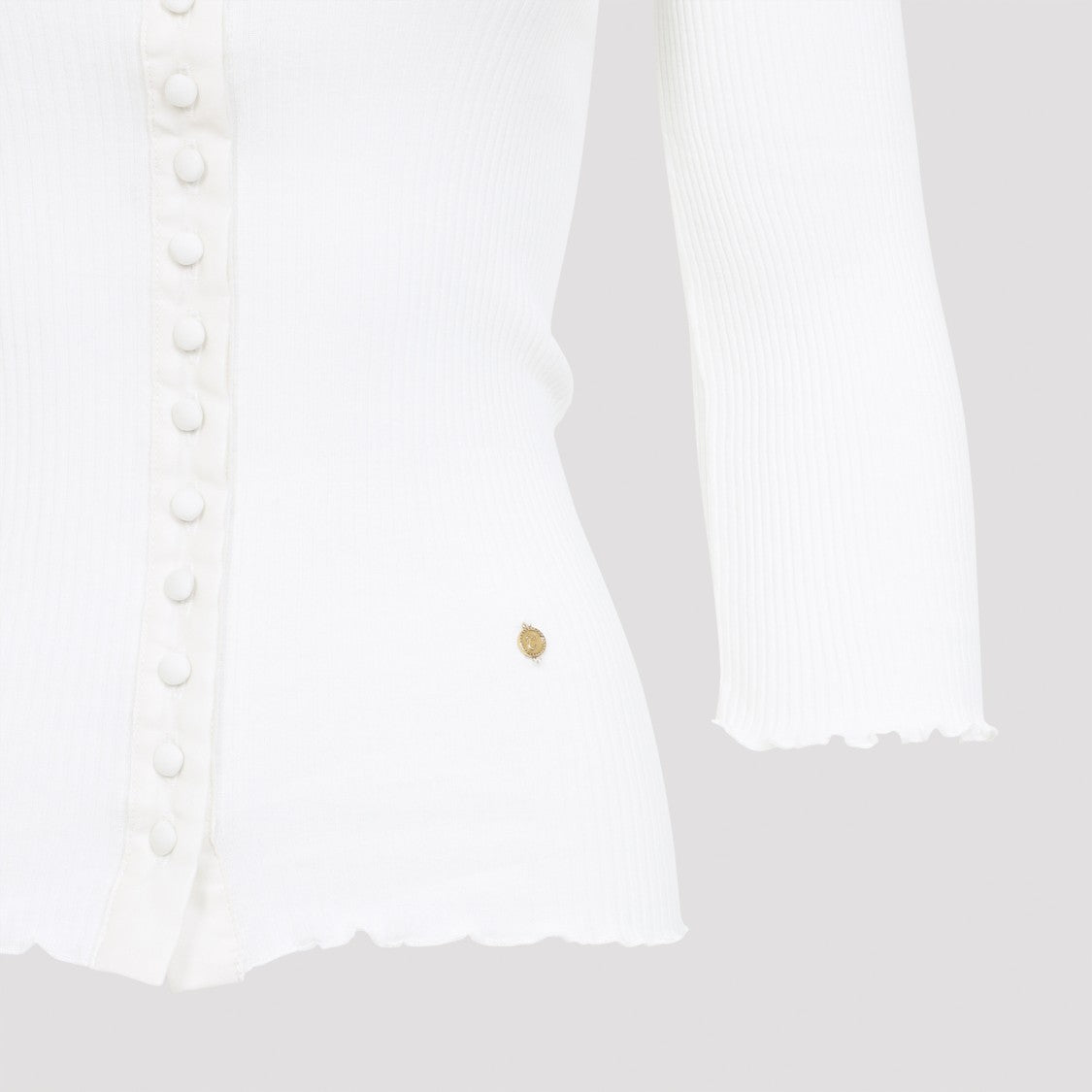 Chloé White Cotton Cardigan