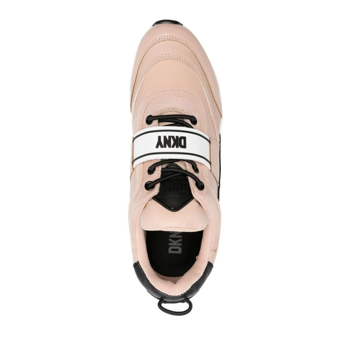 Dkny Aisilin Gold Air Cushion Glossy Accent Sneakers