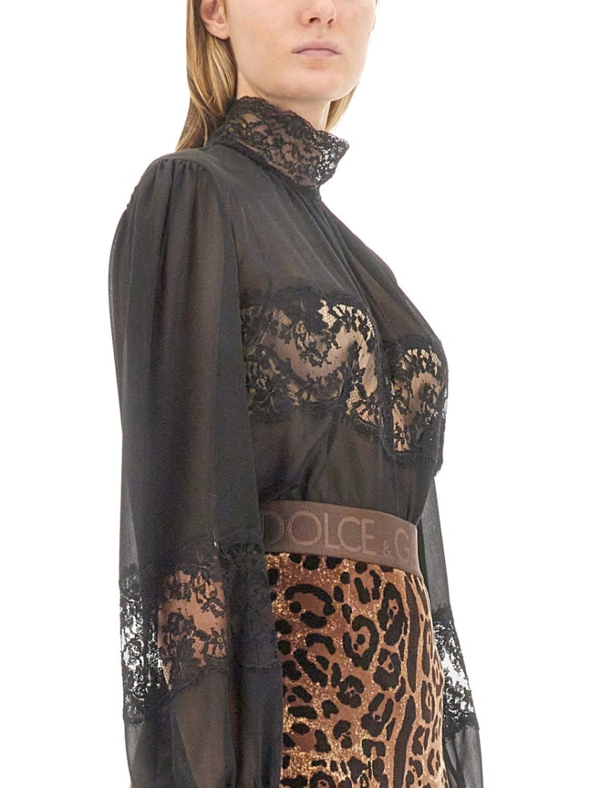 Dolce & Gabbana Turtleneck Blouse